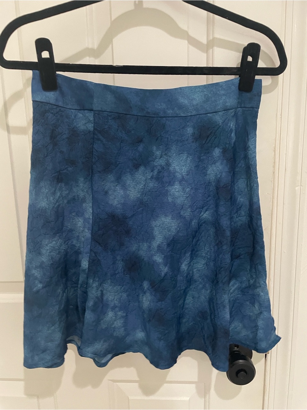 Free People Martine Flirt Skirt Blue Tie Dye